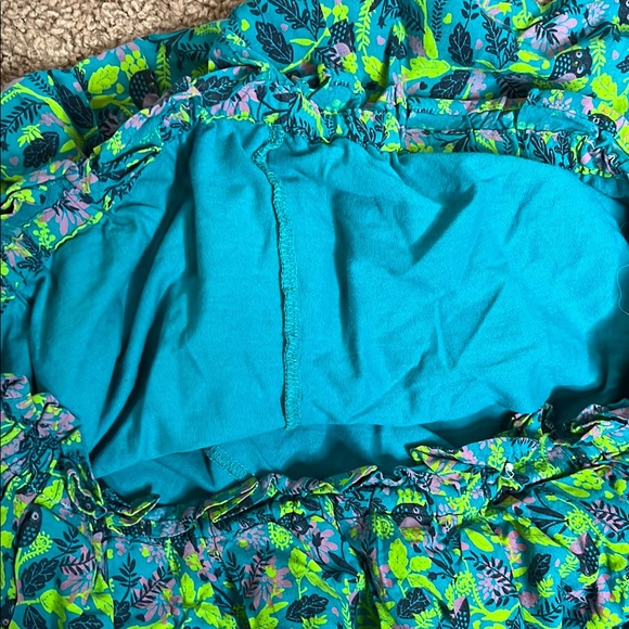 Floral Blue and Green Skort - Picture 4 of 8